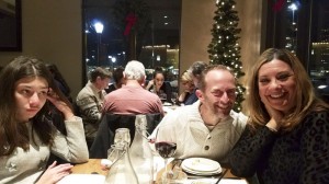 Elayna, Scott and Jeanelle at the rehearsal dinner