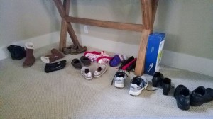 Shoes at the fun house