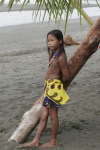 Embara girl, Panama