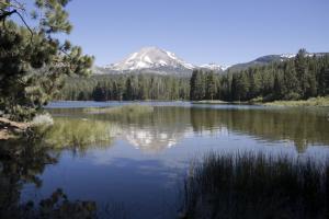 Manzanita Lake and Lassen Peak