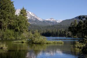 Manzanita Lake and Lassen Peak