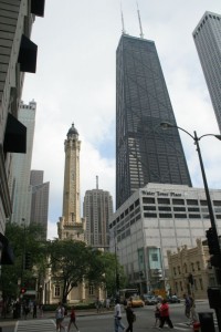 Water tower and Hancock Building