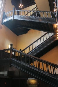 Gymnasium stairs - Univ of Chicago