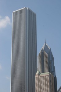 Aon Center and Two Prudential Plaza