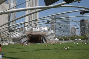 Millenium Park bandstand