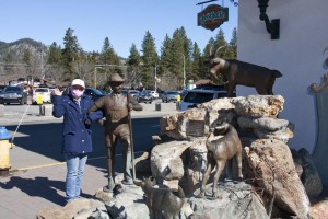 Marion meets the locals, Leavenworth, WA