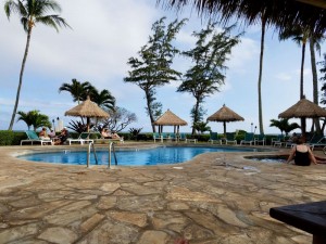 The pool at our hotel