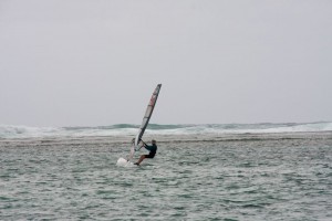 Windsurfer at Anini Beach