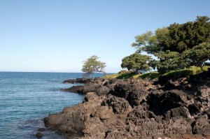 Coastline at Muana Kea beach 