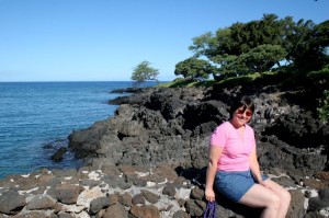 Marion at Manta Ray Point