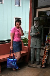 Marion and Fidel (in Hawi) 