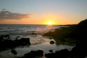 Hapuna Beach sunset 