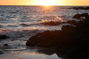 Hapuna Beach sunset 