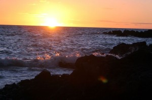 Hapuna Beach sunset