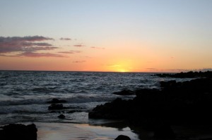 Hapuna Beach sunset