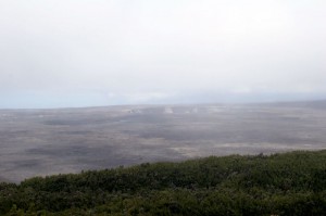 Kilauea caldera and Halema'uma'u crater