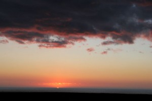 Kona coast sunset 