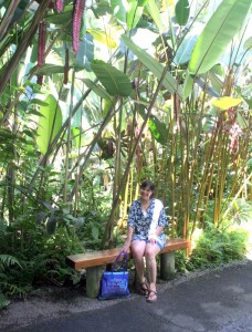 Marion at the Botanical Gardens