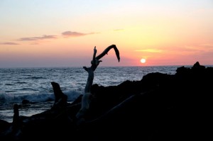 Sunset at Hapuna Beach