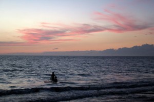 Sunset at Hapuna Beach