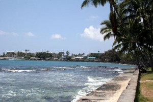 Kona harbor (where the Ironman swim is held)