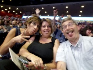 Excited uncle and aunts