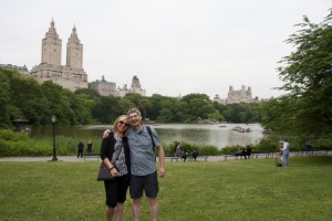 Marion and Bart in Central Park