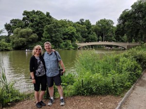 Marion and Bart at the Bow Bridge