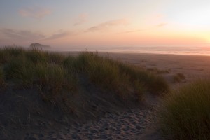 Bandon Beach at sunset