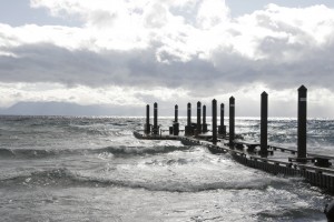 Stormy Lake Tahoe