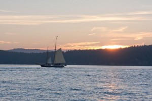 Sailboat at Sunset