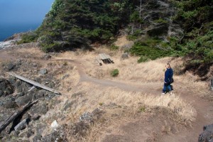 The trail to Lime Kiln Park