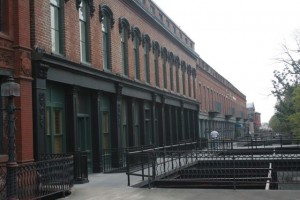 Shops along the river