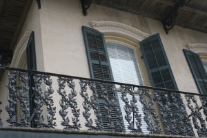 Iron balcony