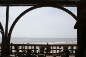 View from the pier