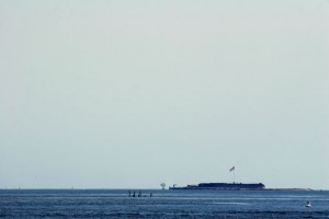 Fort Sumpter (where the Civil War started)