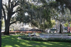 Downtown Savannah park