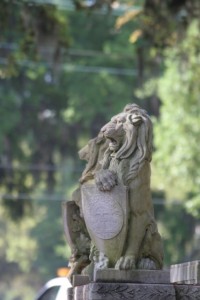 Stone lions