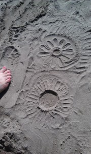 Sand flowers