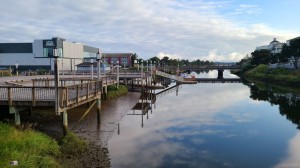 The river through town