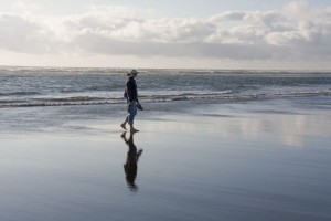 Marion on the beach