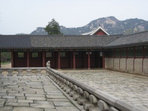 View from King's throne room