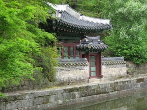 Building by the pond