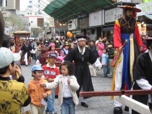 Impromptu street parade