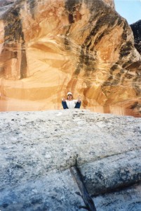 Les atop the big rock