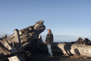 Marion amidst the debris