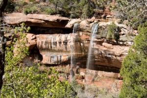 Twin waterfalls